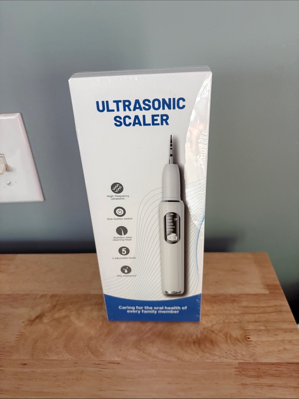 Ultrasonic Scaler Electric Dental Cleaner - White